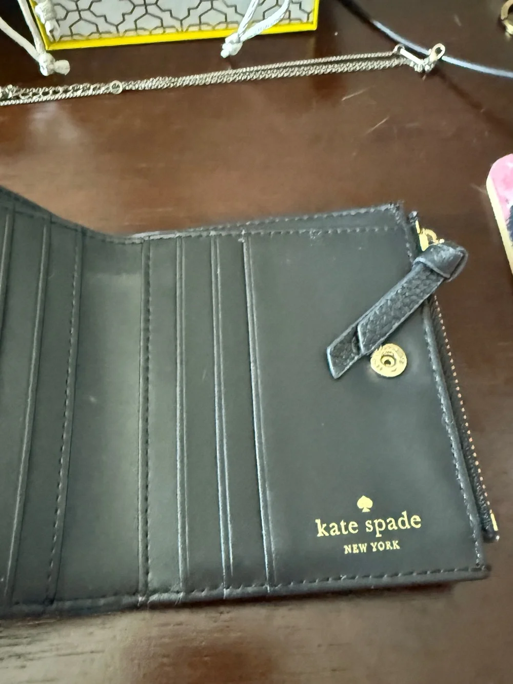 kate spade compact pebbled